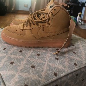 Nike Women's Wheat Air Force One's